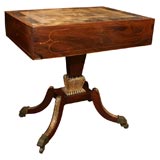 English Regency rosewood side table