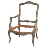 Louis XVI Style Open Arm Chair