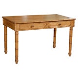 Antique Faux Bamboo Desk