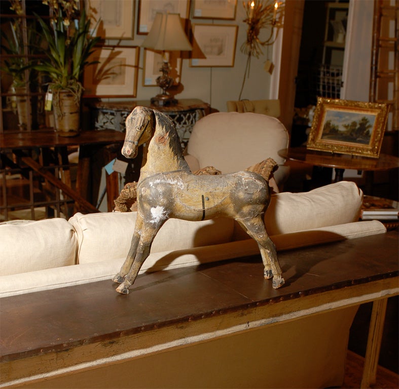 Charming Swedish rocking horse with original paint.<br />
<br />
To see more items from Foxglove Antiques, please visit our website: www.foxgloveantiques.com