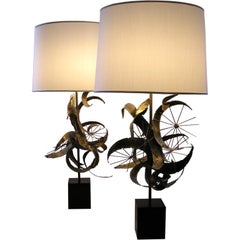 CURTIS JERE PAIR OF LAMPS