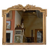 19th Century French Gilt-wood Mantle Mirror