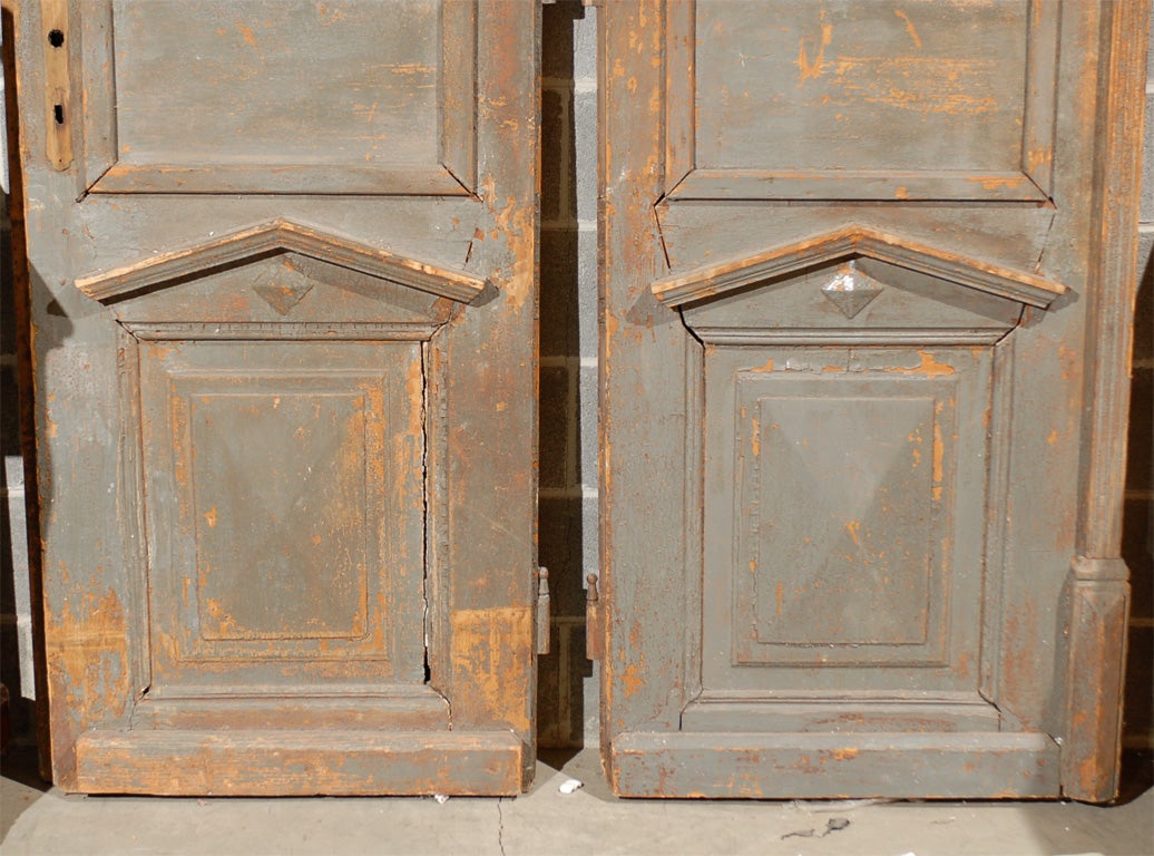 French Pair Early 19th Century Directoire Mirrored Doors