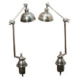 Pair of Industrial Lamps
