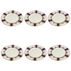 Set of 6 Tiffany Dinner Plates 10