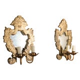 Italian Gilded Wooden Sconces