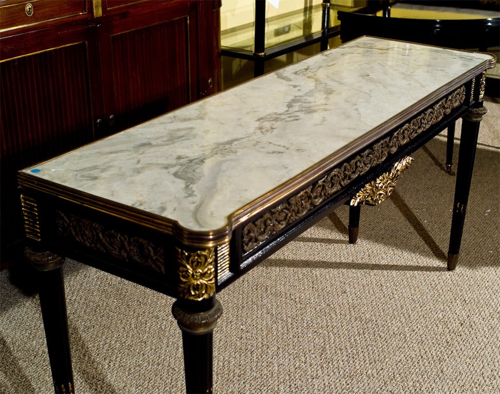 Maison Jansen Marble Top Console