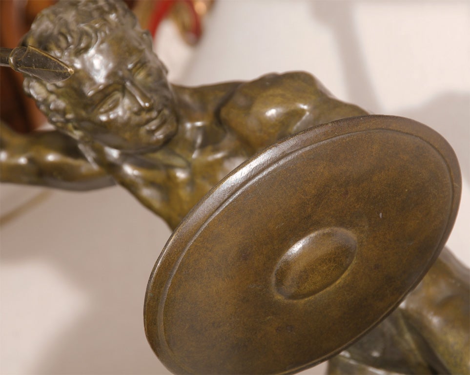 French Art Deco Bronze Sculpture by O. Cipriani 4