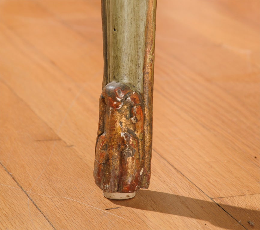 18TH CENTURY VENETIAN CONSOLE WITH MARBLE TOP 1