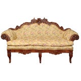 Venetian walnut sofa