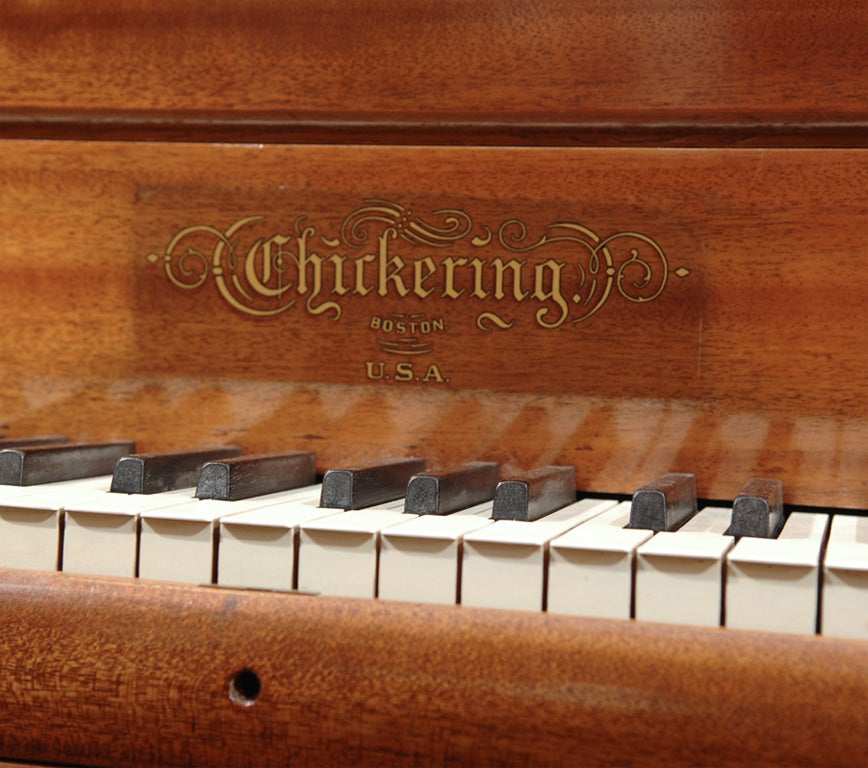 Mahogany Chickering Concert Grand Piano For Sale