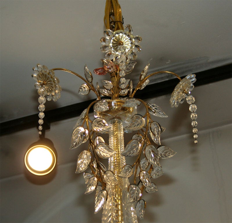 Mid-20th Century Bagues Chandelier For Sale
