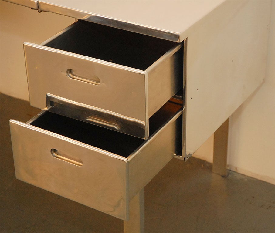 Aluminum Campaign Desk 2