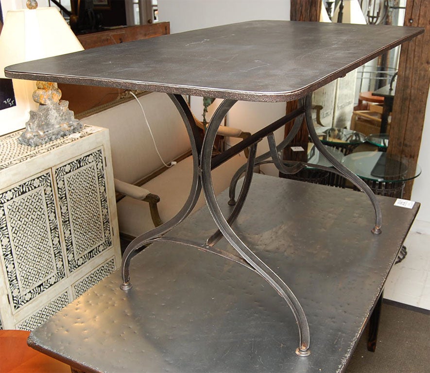 French Metal Bistro Table