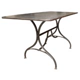 French Metal Bistro Table