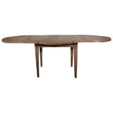 Antique Three Piece Wine Tasting Table