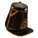 Antique Shako Military Hat Container