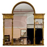 Antique Large Palace Sized Gilt Gold Mirror