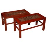 Red Lacquered Chinese Table
