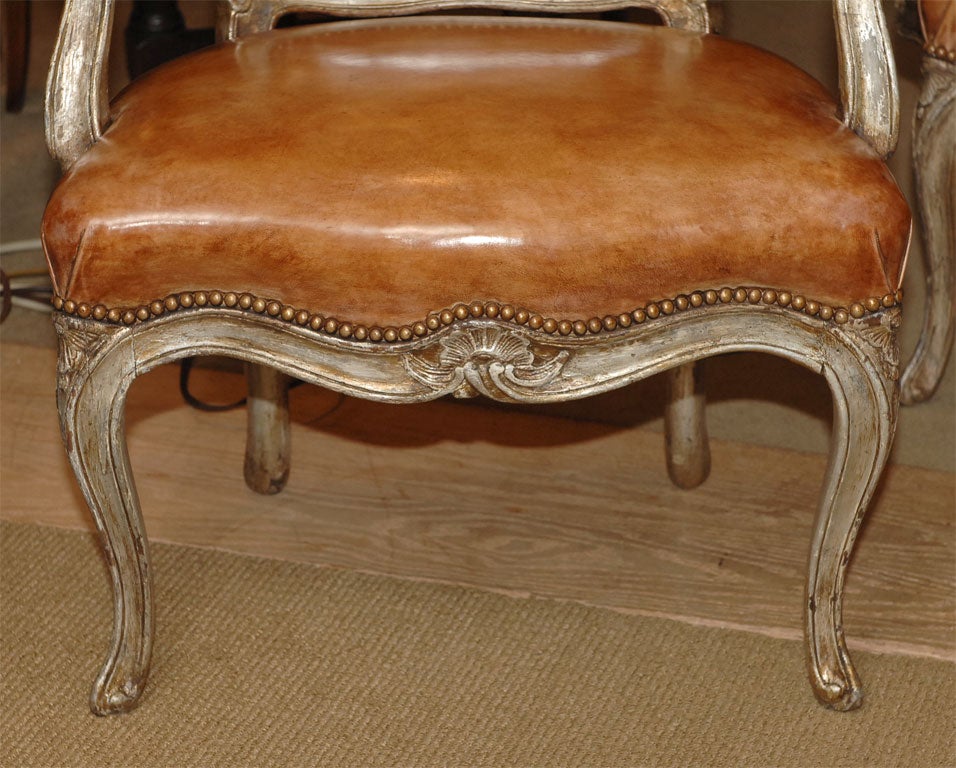 18th Century and Earlier A pair of Venetian silver gilt armchairs