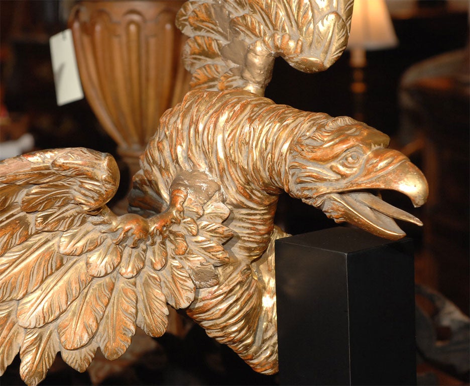 Dramatic Giltwood Eagle In Good Condition In San Francisco, CA