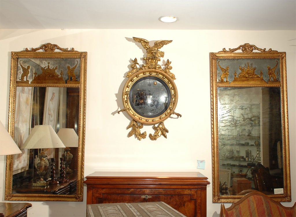 Regency Period Convex Mirror