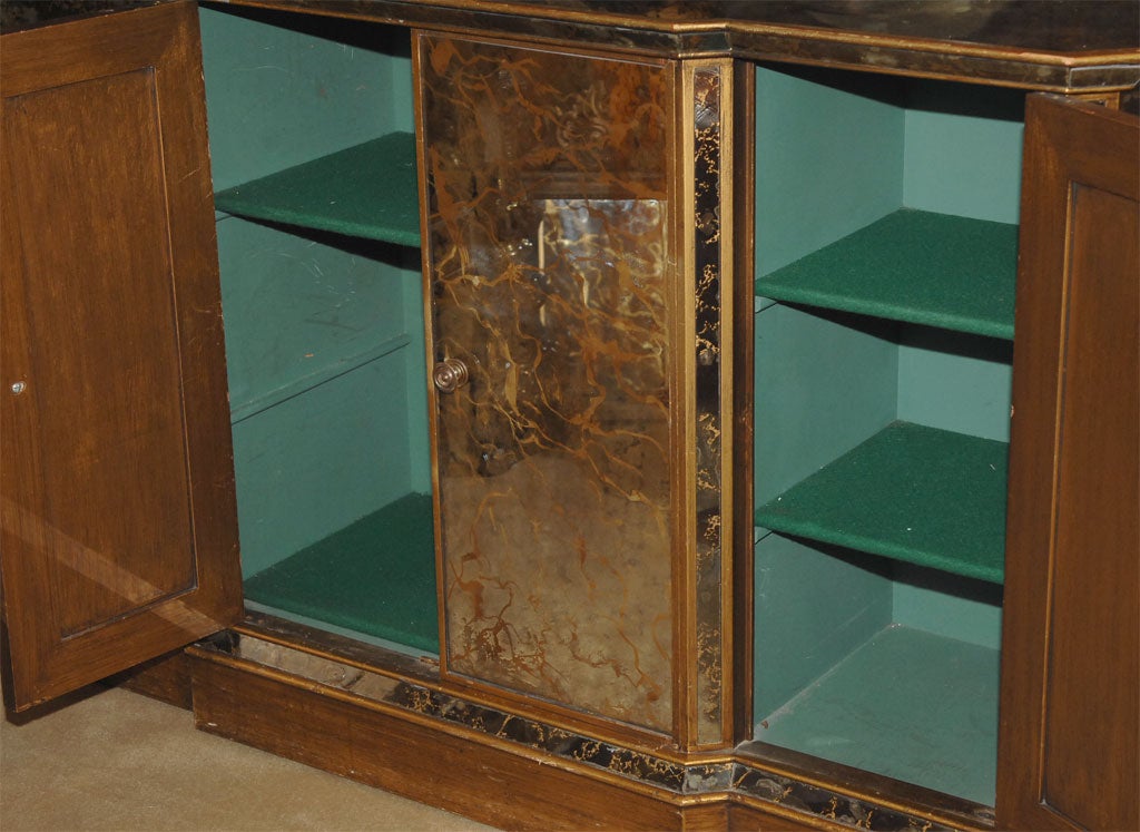 Mid-20th Century Mirrored Buffet / Cabinet
