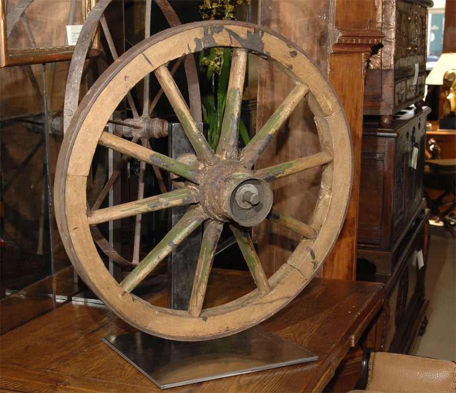 antique steel wagon wheels