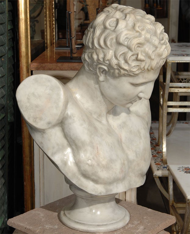 A Large Marble Bust of Hermes 3