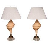 PR/ " EXTRA LARGE"  AUSTRALIAN  TRUMPET SHELL LAMPS