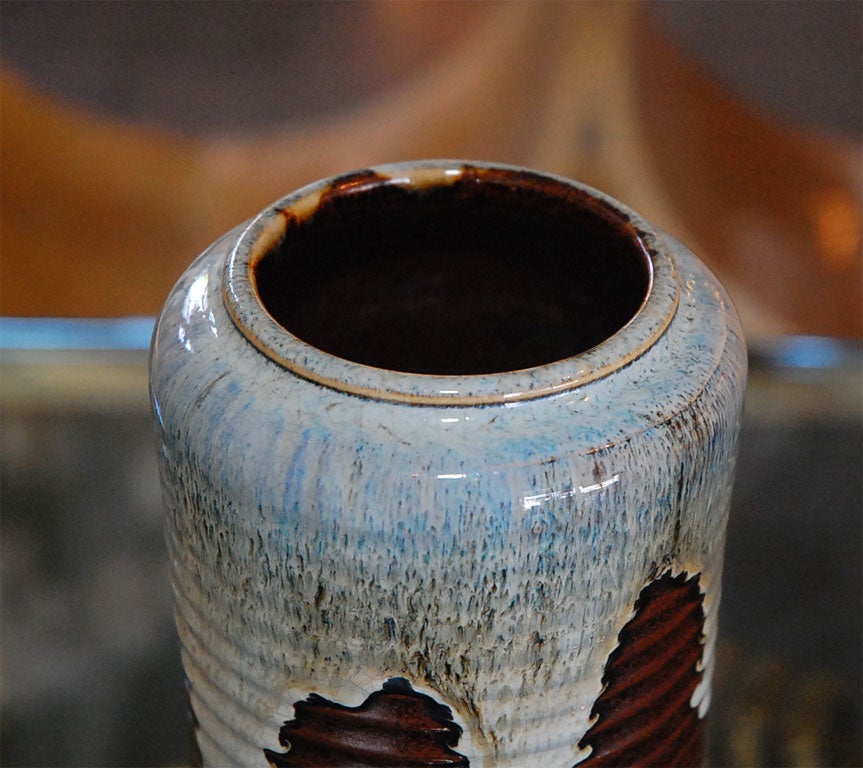 Japanese Ceramic Vase Meiji Period 1