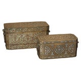 Philippine Bronze & Silver Betel Nut Boxes