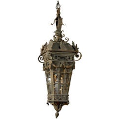 Fabulous French gas lantern, 19th Century