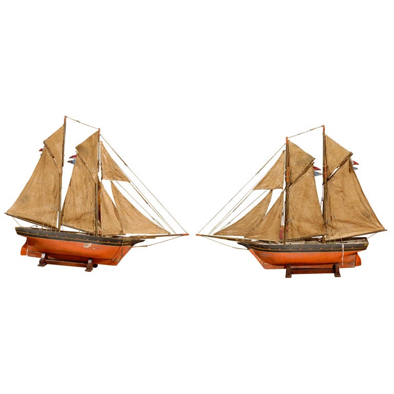 English pond yacht, circa 1880