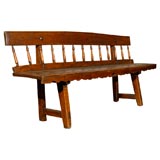 French Provencal fruitwood bench