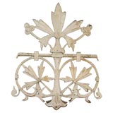 Antique Architectural roof element of cast iron, 19th Century