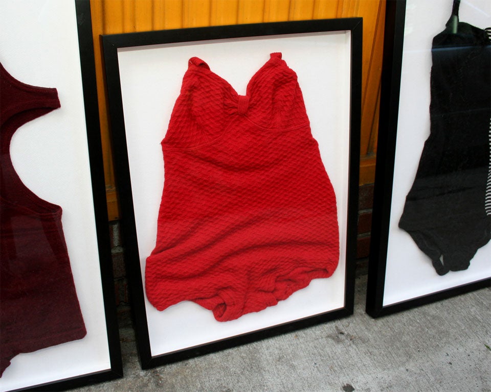 Set of Wool Knitted Bathing Suits, 1940's