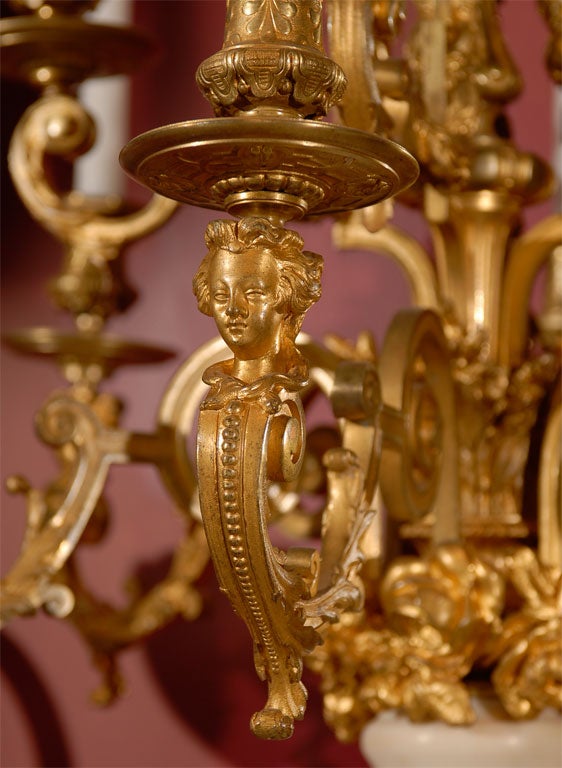 19th Century Pair of Empire style candelabra For Sale