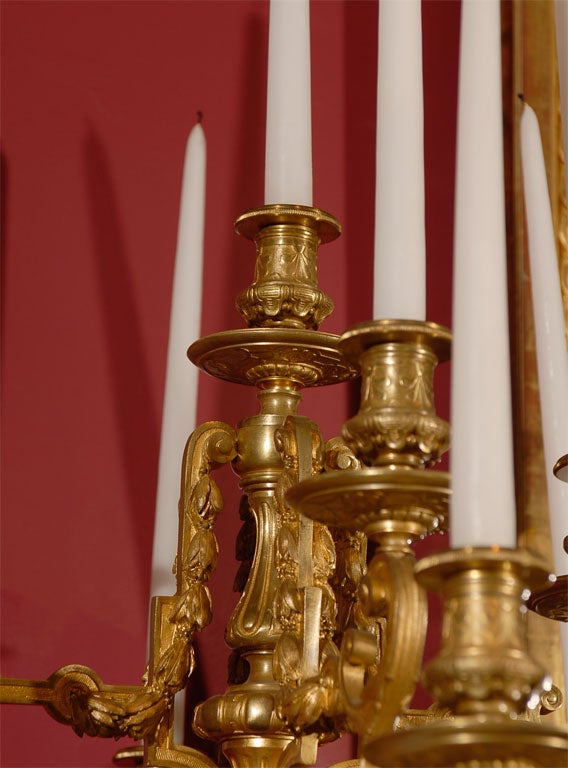 Pair of Empire style candelabra For Sale 1