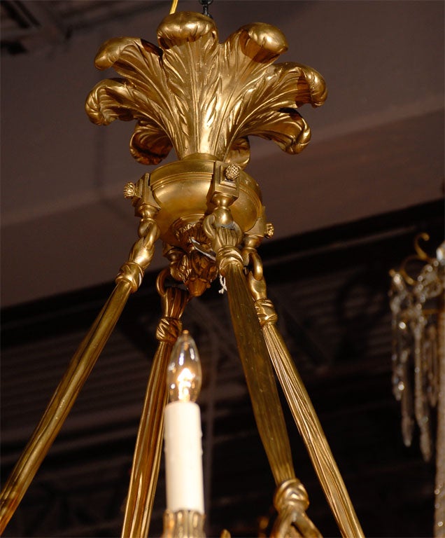 antique alabaster chandelier