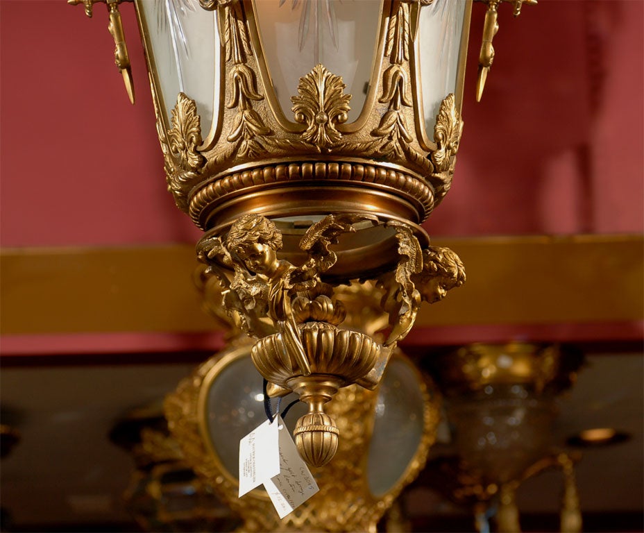 French Bronze Lantern