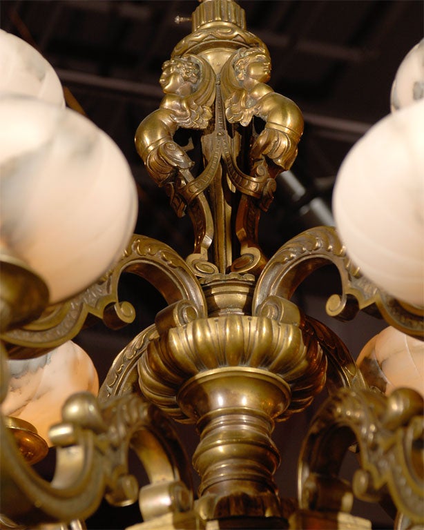 20th Century Antique Regence Style Chandelier For Sale