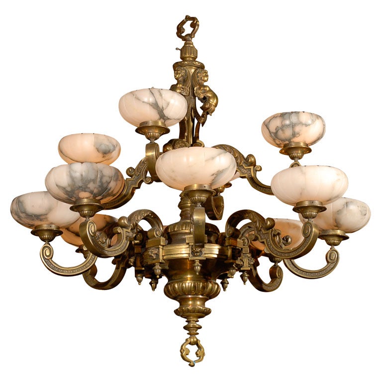 Antique Regence Style Chandelier For Sale