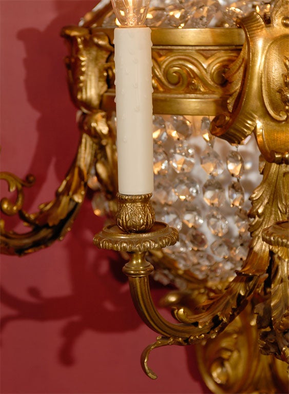 Magnificent Pair of Wall Sconces For Sale 1