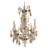18th Century Bronze 
Crystal Chandelier