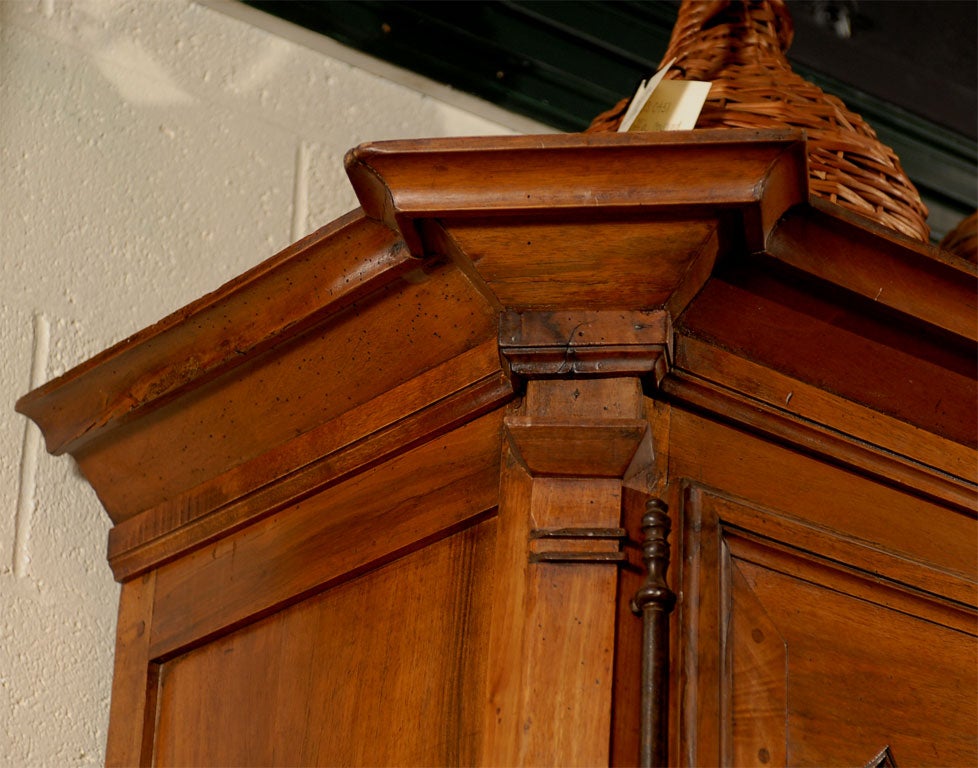 19th Century Walnut Buffet deux Corps, France ca. 1820