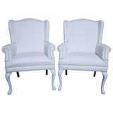 Wonderful White Wing Chairs