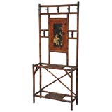 Antique 19th Century English Bamboo Hall Stand