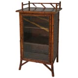 19th Century Bamboo Music Cabinet