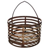 Vintage Large Fishing Basket